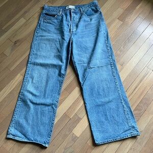 Denim Forum wide leg cropped jeans